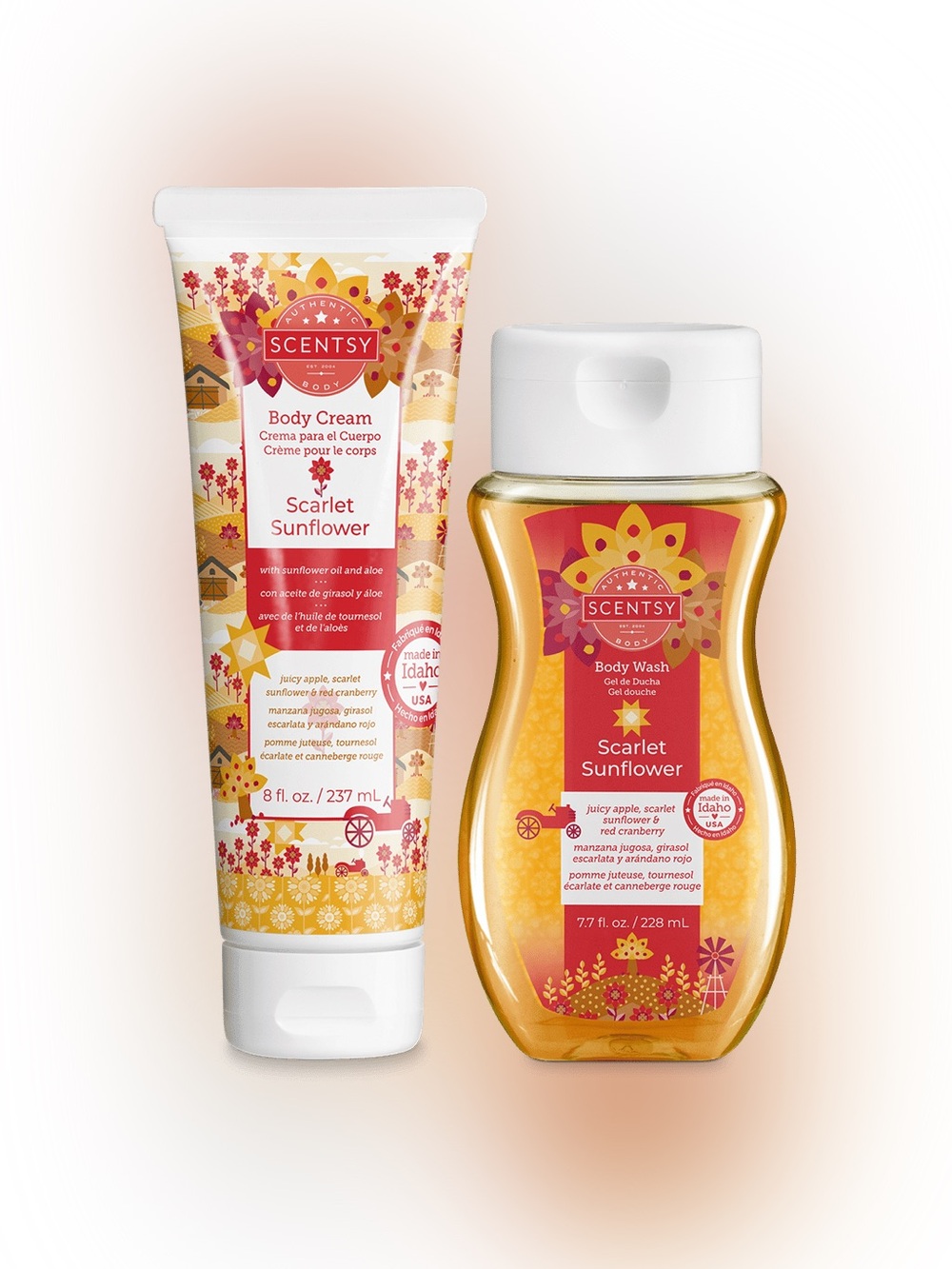 Scarlet Sunflower Scentsy Body Bundle